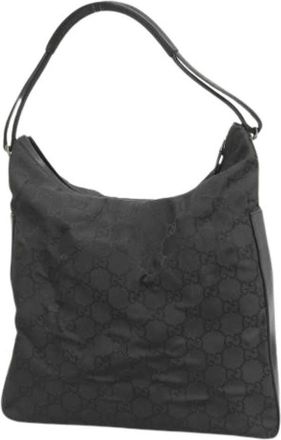 Gucci Pre-owned Vintage Schoudertas - Dames - Vintage Schoudertas - Zwart - ONE Size - Leer - Vintage