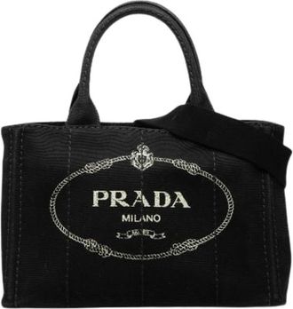 Prada Pre-owned Vintage Satchel - Dames - Vintage Shopper - Zwart - ONE Size - Vintage