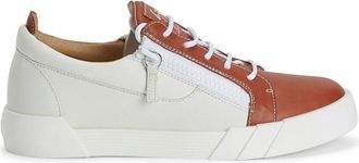Giuseppe Zanotti The Shark 2.0 sneakers - men - Fabric/Leather/Rubber - 46 - Brown
