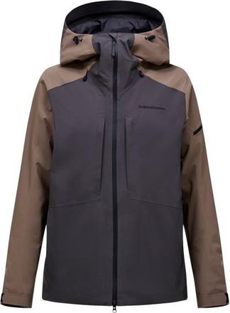 Peak Performance Insulated 2L Ski Jacket-Terrain Tan-Mo Skijacke f&uuml;r Herren | grau