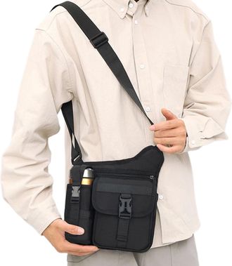 Generic Sling Bag Men,Sling Sports Bag Chest Pack | Waterproof Pouch Backpack for Cycling Gym Travel School Work Camping Outdoor Holiday Birthday Teens Men