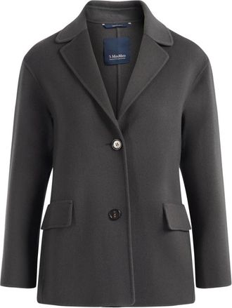 Max Mara Smmelfi Jas - Dames - Blazers - Grijs - 2XS - Wol - Jassen