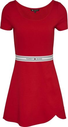 Tommy Jeans Mujer, Vestidos, Rojo, Talla: L
