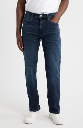 Mavi Zach Straight Leg Jeans in Midnight Organic Vintage at Nordstrom, Size 32 X 30
