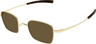 Saint Laurent SL 949 T Zonnebril - Heren - Zonnebrillen - Geel - 47 MM - Nylon - Accessoires