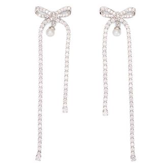 Self Portrait Earrings - Dames - Oorbellen - Grijs - ONE Size - Accessoires