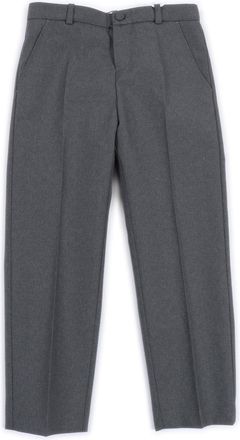 Gucci J Pantaloni tinta unita in lana rigida