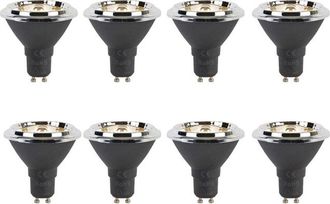 LUEDD LED lamp - set van 8 - GU10 - 6W - 2700K - 450LM - dimbaar