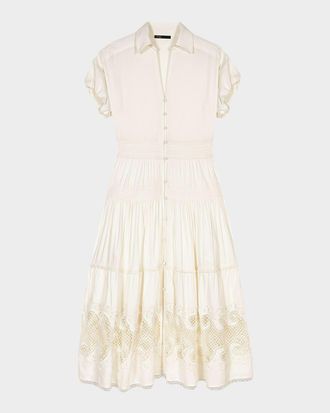 Maje Roitine Midi Shirtdress