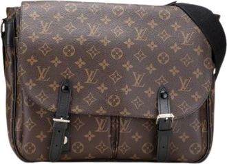 Louis Vuitton Pre-owned Cross Body Bags, female, Brown, Size: ONE SIZE Pre-owned Canvas Crossbody Bag
