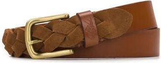 Patricia Nash Villada Leather Belt in Tan at Nordstrom Rack, Size Medium