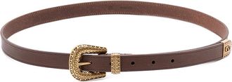 Valentino Garavani Vlogo Signature Leather Belt