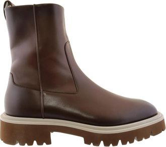 Ferragamo Leather Ankle Boots, Size 13