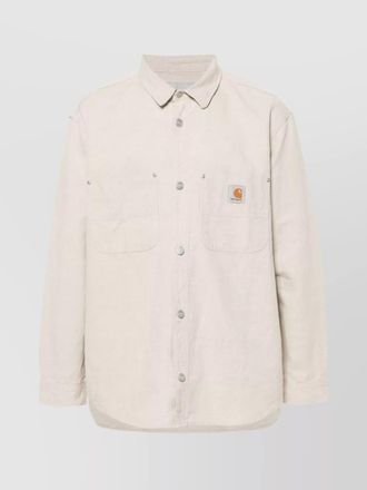 Carhartt Work in Progress cotton linen long-sleeve shirt