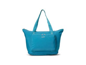 Baggallini Carryall Expandable Packable Tote Shoulder Handbags Seaside Blue, Polyester