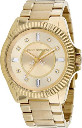 Juicy Couture Womens Stella Gold Round 40mm