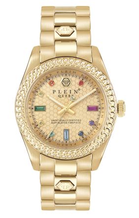 Philipp Plein Queen Dames Horloge Goudkleurig PWDAA0721
