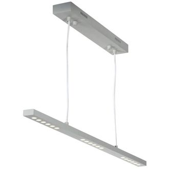 Netlighting Minimum Straight Bar Pendant Ceiling Light White in Light Grey