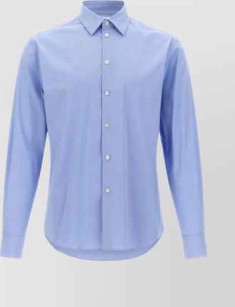 Ferragamo tailored cotton shirt with button accents