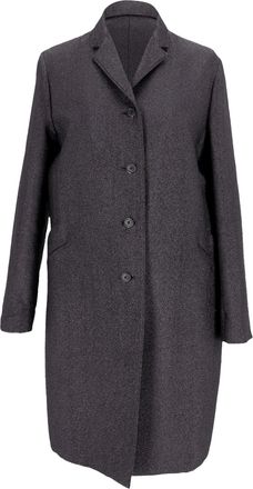 Jil Sander Long Coat in Grey Acetate