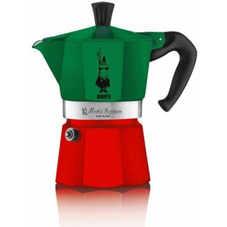 Bialetti Caffettiera Moka Express 6 tazze Tricolore 5323