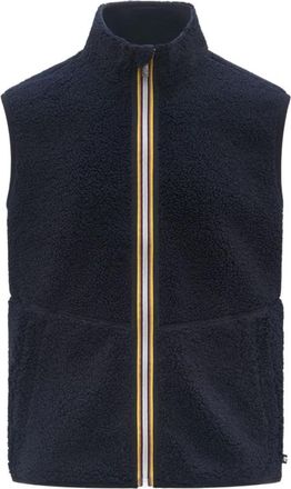K-Way Yannick Sherpa Polar Double - Heren - Bodywarmers - Blauw - L - Polyester - Jassen