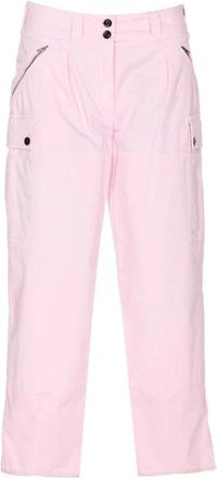 Tom Ford Cotton Cargo Pants - Dames - Straight fit broeken - Roze - 2XS - Katoen - Broeken