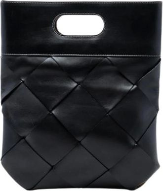 Bottega Veneta Pre-owned Handbags, female, Black, Size: ONE SIZE Pre-owned The Slip Tote