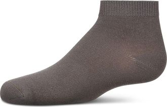 MeMoi Basic Silky-Soft Gauge Ankle Sock in Steel Gray at Nordstrom, Size 6-12M