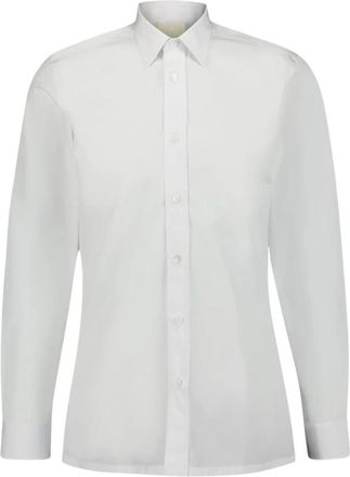 Givenchy Klassiek Wit Katoenen Overhemd - Heren - Zakelijke Overhemden - Wit - L - Katoen - Overhemden