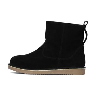 Notre-V Schoenen, Dames, Zwart, 38 EU, Leer, Enkellaarsjes