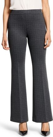Nic+Zoe Pinestripe Ponte Bootcut Pants in Grey Multi at Nordstrom, Size Small P