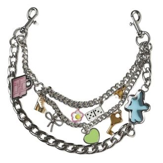 Marc Jacobs The Sticker Chain Charm Shoulder Strap