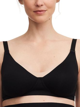 Chantelle Womens Pure Maternity Nursing Bra - Black Polyamide - Size Medium