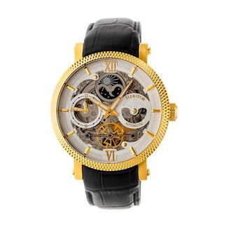 Heritor Aries Skeleton Dial Bracelet Watch in Black/gold at Nordstrom