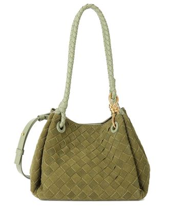 Tiffany & Fred Woven Leather Shoulder Bag