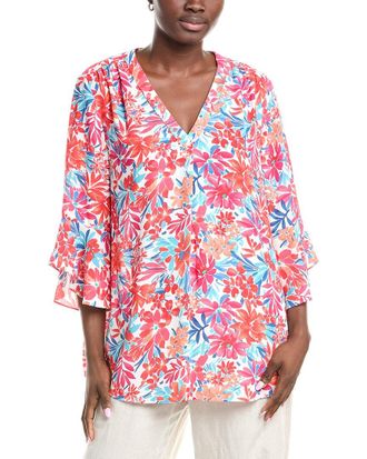 Jones New York Y-Neck Blouse