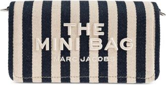 Marc Jacobs Stripe Canvas Mini Bag - Dames - Schoudertassen - Blauw - ONE Size - Tassen