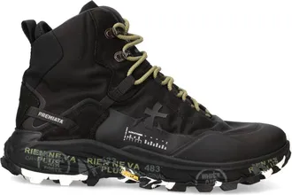 Premiata Saintcross boots - men - Polyester/Polyethylene vinyl acetate (PEVA)/Calf Suede/Rubber/Fabric - 40 - Black