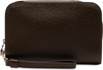 Louis Vuitton Pre-owned Clutches, female, Brown, Size: ONE SIZE Pre-owned Zip Pouch
