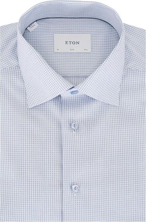 Eton Camicia a quadri - Blu