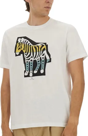 Paul Smith Organic Cotton T-Shirt - White