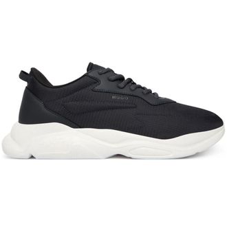 HUGO BOSS Hugo Mens Leon Running Sneaker, Black