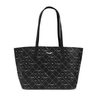 Zadig&Voltaire Tote Bags, female, Black, Size: ONE SIZE Z Shopper Monogram Bag