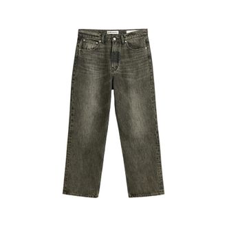 Our Legacy Straight Jeans, male, Gray, Size: W33 Five-Pocket Straight Jeans