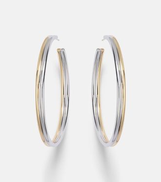 Jennifer Fisher Thread 10kt gold-plated hoop earrings