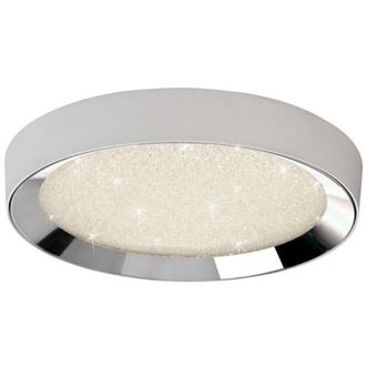 Mantra Inspired Mantra Fusion - Male - L&aacute;mpara De Techo Empotrada 65cm Redonda 40w Led 3000-6500k Sintonizable, 3200lm, Control Remoto Cromo, Acr&iacute;lico