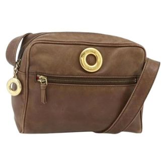 Celine Pre-owned Cross Body Bags, female, Brown, Size: ONE SIZE Pre-owned Vintage Shoulder Bag