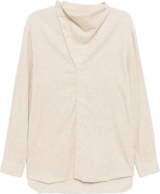 Rick Owens Blusa Concordians - Toni neutri