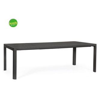 Hellin Hellin - Tavolo Bizzotto Allungabile Kiplin 180/240x100cm Antracite